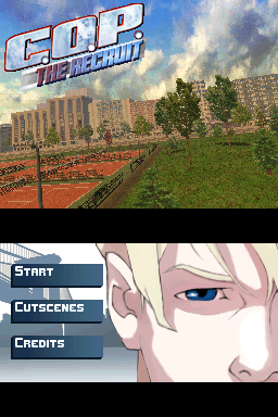 C.O.P. : The Recruit — Title screen