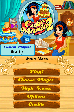 Cake Mania 2 : Jill's Next Adventure ! — Title screen