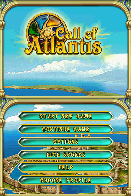 Call of Atlantis — Title screen