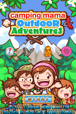 Camping Mama - Outdoor Adventures — Title screen