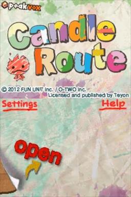 Candle Route — Title screen
