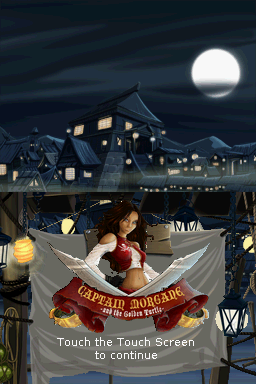 Captain Morgane and the Golden Turtle — Title screen
