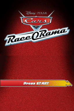 Cars - Race-O-Rama — Title screen