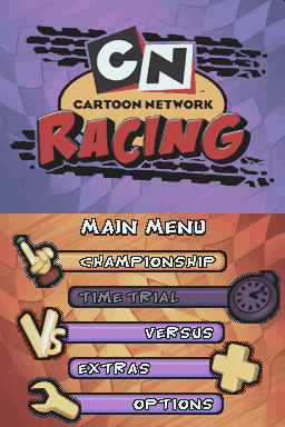 Cartoon Network Racing — Title screen