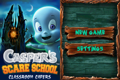 Casper's Scare School : Classroom Capers — Title screen
