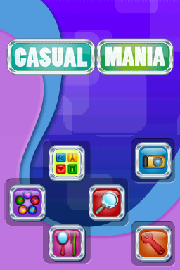 Casual Mania — Title screen