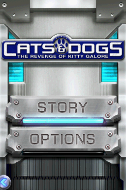 Cats and Dogs : The Revenge of Kitty Galore — Title screen