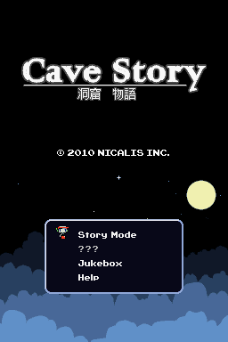 Cave Story — Title screen