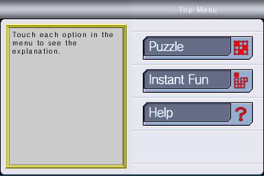 Challenge Me : Brain Puzzles — Title screen