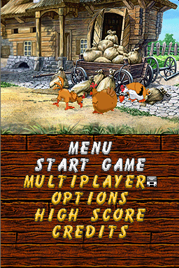 Chicken Shoot — Title screen