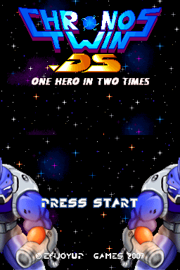 Chronos Twins — Title screen