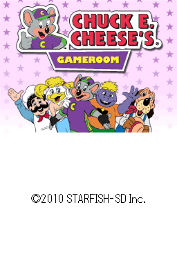 Chuck E. Cheese's Gameroom — Title screen
