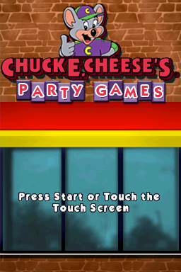 Chuck E. Cheese's Party Games — Title screen