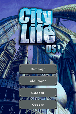 City Life DS — Title screen
