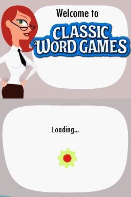Classic Word Games — Title screen