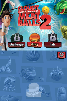 Cloudy with a Chance of Meatballs 2 — Title screen