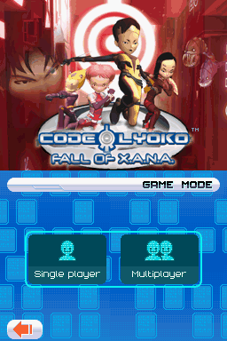 Code Lyoko - Fall Of X.a.n.a. — Title screen