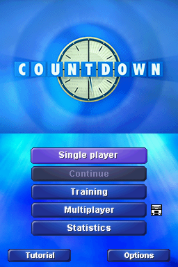 Countdown : The Game — Title screen
