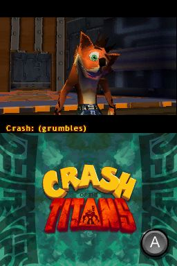 Crash Of The Titans — Title screen