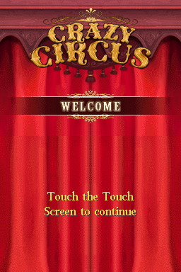 Crazy Circus — Title screen
