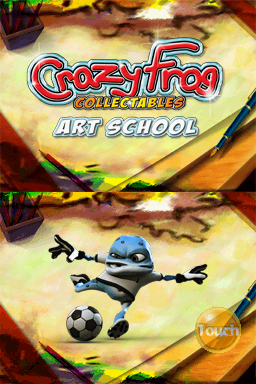 Crazy Frog : Collectables Art School — Title screen