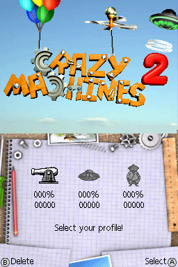 Crazy Machines 2 — Title screen