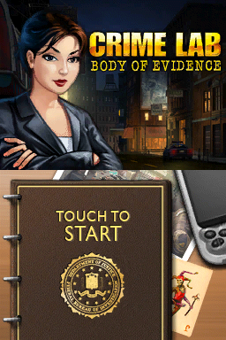 Crime Lab - Body of Evidence — Title screen