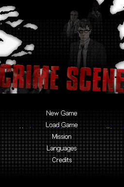Crime Scene — Title screen