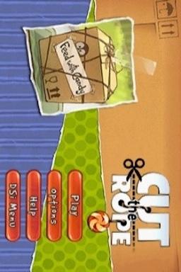 Cut The Rope — Title screen