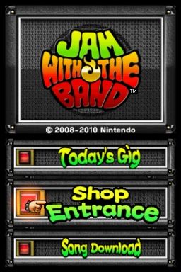 Daigasso! Band Brothers DX — Title screen