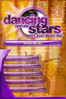 Dancing With the Stars : We Dance! — Title screen