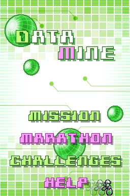 Datamine — Title screen