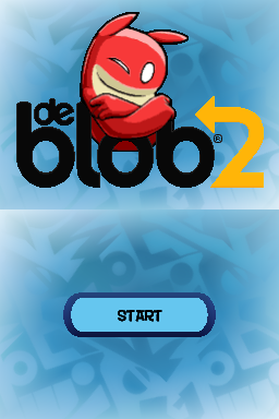 De Blob 2 — Title screen