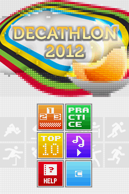Decathlon 2012 — Title screen