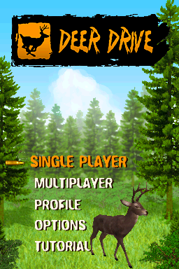 Deer Drive — Title screen
