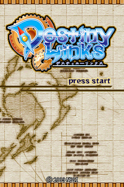 Destiny Links — Title screen