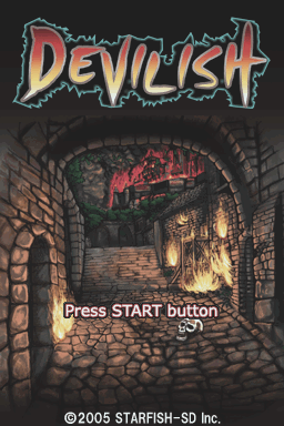 Devilish — Title screen