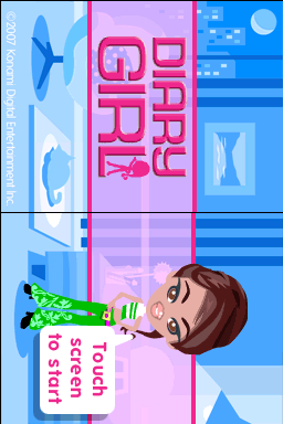 Diary Girl — Title screen