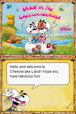 Diddl in the Cheesecakeland — Title screen