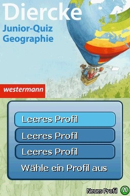 Diercke - Junior-Quiz Geographie — Title screen
