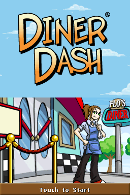 Diner Dash — Title screen