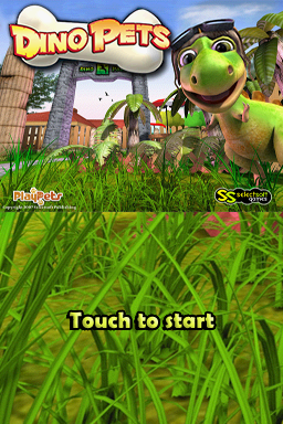 Dino Pets — Title screen