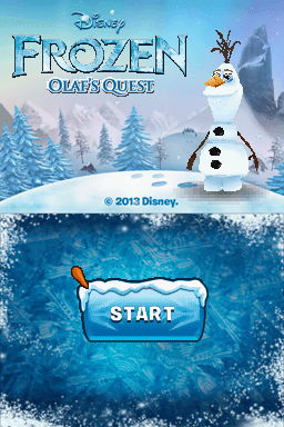 Disney Frozen - Olaf's Quest — Title screen