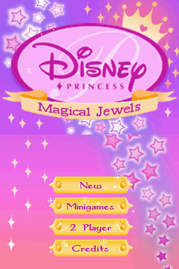 Disney Princess : Magical Jewels — Title screen