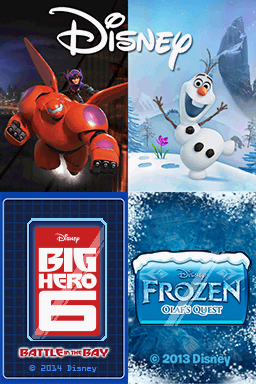 Disney Two Pack - Frozen Olaf's Quest   Big Hero 6 - Battle In The Bay — Title screen