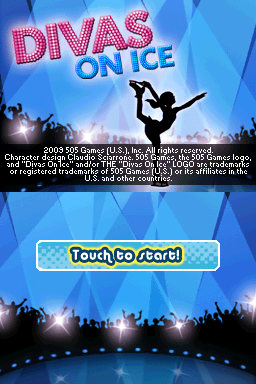 Diva Girls - Divas On Ice — Title screen