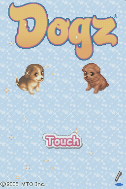 Dogz — Title screen