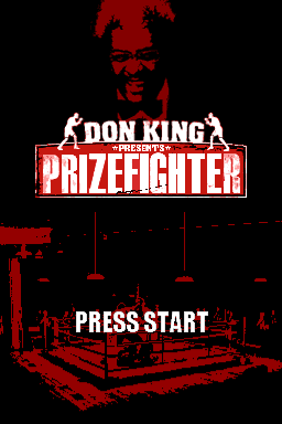 Don King Boxing — Title screen