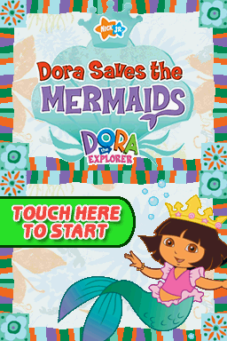 Dora The Explorer - Dora Saves The Mermaids — Title screen