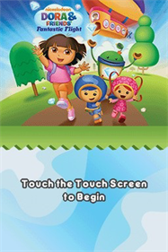 Dora and Friends' : Fantastic Flight — Title screen
